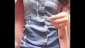 Mi novia desnudandose para mi