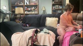 Always with a Mouth Full. Starts with Pegging but Then He Gets a Blow Job.