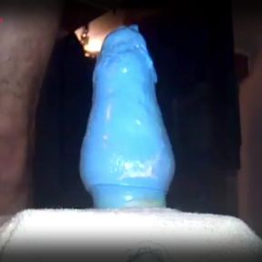 ANAL HOMEMADE BUTT PLUG TOY DEEP IN ASS