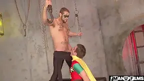 Worships Foot Before Sensual Blowjob With Brock Hart, Lance Hart And Brock Avery