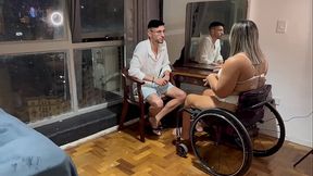 Doctor's office anal with moaning brunette