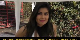 CARNE DEL MERCADO Sensual big booty minx picked up and fucked raw POV porn (Carmen Lara)