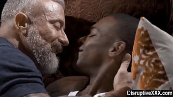 Mature gay DILF has a crush on hot black neighbor