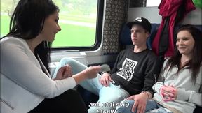Swinger Action In Train - Alex Black