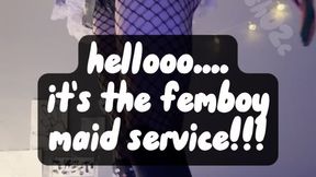 POV: u catch your homie working for the femboy maid service!!