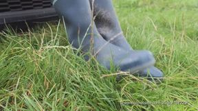 Rubber boots and leggings presented - Gummistiefel und Leggings prÃ¤sentiert