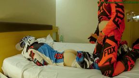 Rock-Hard Pounding my beau, jizz in his drill-fuck hole while he masturbates on my MX footwear