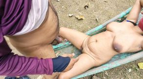 Indian girl Rashi Fucked In Garden By His Boyfriend , Hot Desi HD Hindi Sex Video