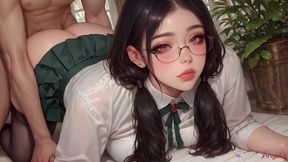 she came to study the tropical plants... the only thing that got thoroughly examined was how deep she could take it.[ai]