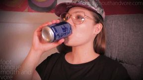 Gulping Down Soda and Burping