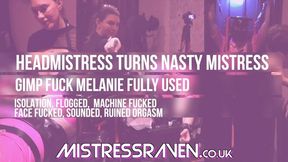 [988] Headmistress Turns Nasty Mistress Gimp Fuck Melanie Fully Used