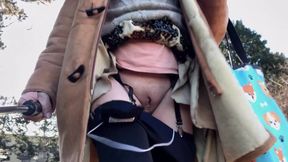 Self-Training No95 Wearing Sanitary Napkins and Tampons and Walking Exposed Part 2