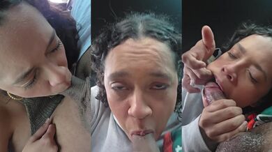 Latina throat slut gags on cock without stop
