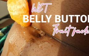 Belly Button Fruit Crushing &amp; Wet Sensory Asmr