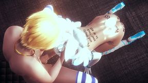 Yaoi Femboy - Kaze Sucks Another Femboy'_s Cock Until He Swallows His Cum -  Sissy Femboy Trap Japanese Asian Manga Anime Game Porn Gay