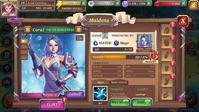 Crystal Maidens Coral The Ice Sorceress