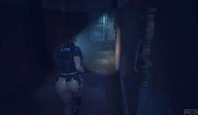 Resident Evil 2 Remake Claire Redfield is The Naughty Police Officer PC Mod