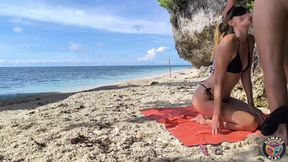 Intense Beach Sex: Doggy, Cowgirl Positions &amp; Explosive Squirting