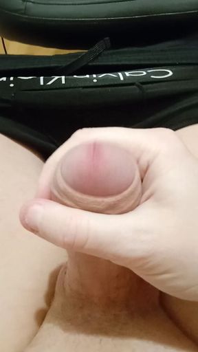 18 year old boy jerking off cock