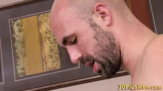 Hans Berlin gets his ass rimmed and fucked bareback