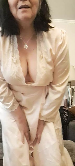 quick encounter with stepson looking at my hairy pussy that turns him on