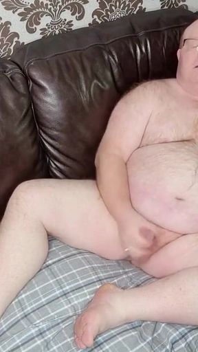 Daddy Cums on Couch