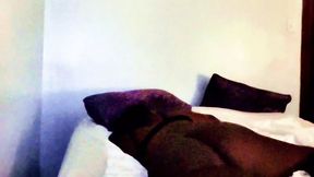 As she gets pounded &mdash;  gorgeous ebony screams 'till her throat gets raw