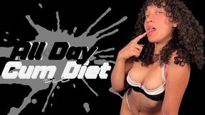 All Day Cum Diet CEI - JOI, CUM EATING INSTRUCTIONS, HUMILIATION by Goddess Ada