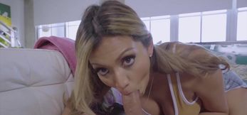 Stepbro Blow & Facial Teen Fuck