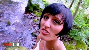 anal sex in the woods with hot french brunette alicia dark