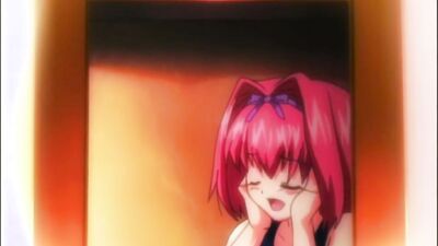 Japanese cartoon babe moans hard while riding hard on dick in cowgirl position