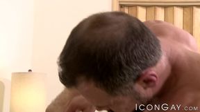 Bi dudes Max Sargent and Tony Salerno enjoy one anothers big cocks and chiseled bodies