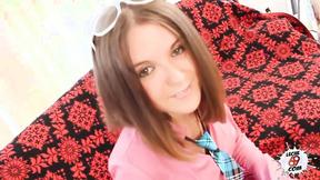 ”Naughty teen in glasses wants her Spanish muff pummeled”