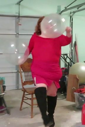 My Fat Ass Pops Some Huge Clear Balloons