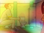 Gay Bathroom Dirty Talk Straight male gets Shemale JOI