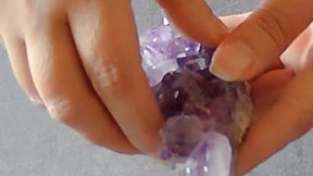 J'examine mon améthyste
