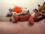 Teen Boy Cumming on his Plushies || Plushophilia Plushie