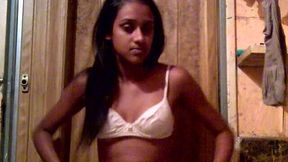 Playful webcam Desi nympho feels great while playing with toy