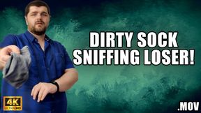 KingMarti: Dirty Sock Sniffing Loser! - 4k UHD - MOV