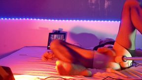 rough anal session with a big anal gaping for a cute transgirl with big ass