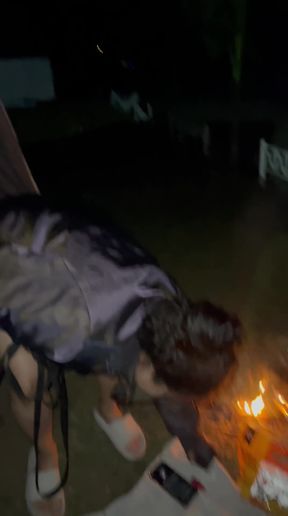 CAMPING WITH MY FRIEND