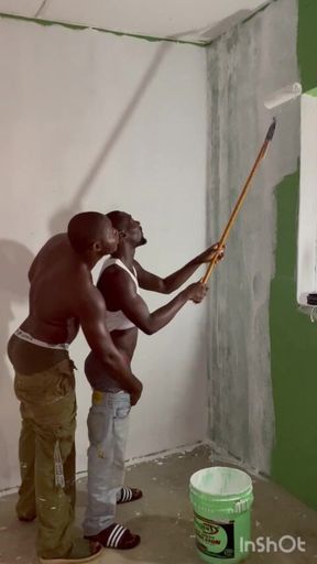 Painting and Getting Fucked by My Boss