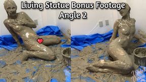 More Horny Clay Living Statue Bonus Footage Side Angle