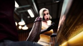 BBC Back Alley Hook-Up For Mercy Outside the Bar