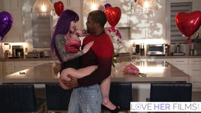 Inked Babe Valerica Steele Celebrates Valentine With BBC Fuck