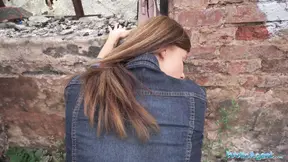 Agent wants to fuck perfect ass outside in public