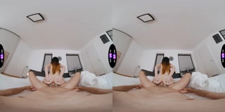 Sweet Vivien Doll Wakes Him Up With A Steamy Morning Blowjob - TmwVRnet