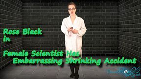 Female Scientist Has Embarrassing Shrinking Accident