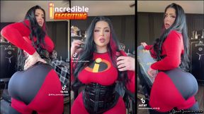 Mrs. Incredible New FaceSitting & Ass Eating