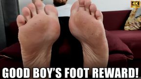 Good Boy's Foot Reward - 4K UHD 2160p - KingMarti